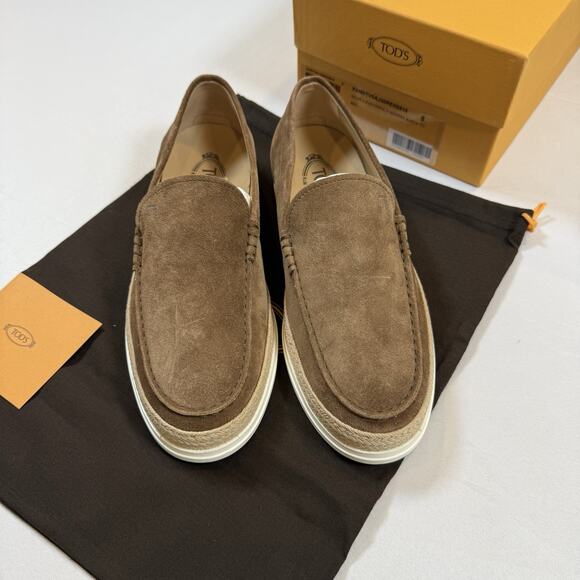 Tod’s NUOVA PANTOFOLA GOMMA RAFIA Loafer 8UK/9.5US New Box & Receipt MSRP $825 main image 6